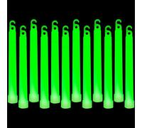 Binnan 25pcs Bâtons Lumineux Verts,Bâtons Fluorescents,Baton Lumineux,Baton Lumineux Fluorescent,Ultra Lumineux,Militaires de Sécurité d'urgence,pour Randonnée,Fête,Camping