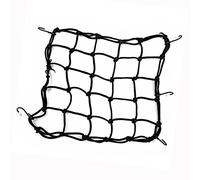 Binnan 30 * 30cm Filet à Bagages Araignée élastique, Filet de Rangement pour Coffre de Voiture en Flexible Nylon Élastique avec 6 Crochets-Noir