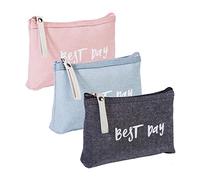 Binnan 3pcs Trousse à Maquillage Femme, Trousse de Toilette, Sacs de Maquillage de Voyage, Petit Trousse de Toilette Imperméable