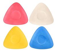 Binnan 4 Pièces Craie Couture,Craies De Tailleur,Craie de Couture pour Tissu,Crayon Couture Tissu Effacable,Craie Tailleur, Craie Triangulaire pour Marquage de Couture