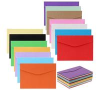 Binnan 70Pcs Enveloppes Colorées, Petite Enveloppe, Enveloppe Couleur en 14 Couleurs Différentes, Enveloppes Papier Kraft, Mini Enveloppes pour Mariage, Fête d'anniversaire, Noël