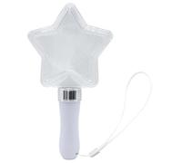 Binnan Baguette Étoile, 15 Couleurs Baguette Magique Lumineuse, Lumineux Clignotants en Forme de D'étoile, Bâton Lumineux Star Flash Bâtons Lumineux à LED Changeant de Couleurs