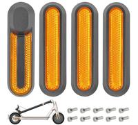 Binnan Trottinette Roue Couverture Réflecteur Bande, Couverture de Roue de Scooter, Caches Réfléchissant de Roue Arrière Trottinette pour M365, Pro, 1S, Essential, Pro2, Mi3