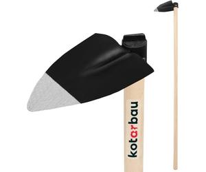 Binnete - Houe de jardin en Acier 115 cm avec manche en Bois 138 mm x 110 mm - KOTARBAU®