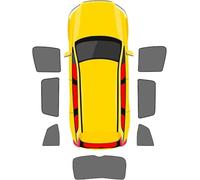 BINNXC Pare-Soleil Vitre Latérale Voiture pour BMW 1 Series Hatchback F20 5 Doors 2011-2018, Magnétique Avant Et ArrièRe Pare-Soleil De LatéRales Maille Vitres DéFendre UV,F-7pcs(wholecar)