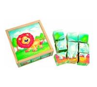 Bino - 84174 - image cubes - faune - 9 pièces G