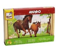 Bino - 88015 - Boîte de puzzle - Animaux domestiques - 2 pièces G