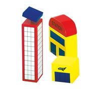 Bino Accessoires pour la voie ferrée de l'aéroport 3 pcs