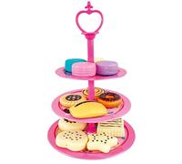 Bino world of toys Lot de 20 Supports à gâteaux pour Enfants avec friandises Mignonnes, Jouets pour Tout-Petits à partir de 3 Ans, présentoir à gâteau, Jouet pour fête du thé - Jeu de rôle pour