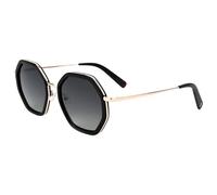 Binocle Eyewear - Angela Shiny Gold Black Gradient Grey Polarized - Lunettes de soleil