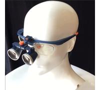 Binoculaire de Verre Binoculaire Loupes Bande de Verres de loupes Bandeau de Lunettes de grossissement, Montant de tête Magnifique pour Les Passe-Temps Close Work (3,5X, Distance: 420 mm) (Distance: