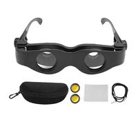 Binoculaires Mains Libres 3X, Verres Binoculaires de Pêche avec Filtre Jaune, Lunettes de Pêche Manuelles Indépendantes, Verres D'opéra pour la Pêche, Observation des Oiseaux,