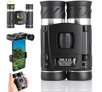 Binoculaires pour l'observation des Oiseaux, 200x22 Binoculaires pour Adultes High Power Compact Bird Watching Portable Imperping Focus Focus pour Une Utilisation en Plein air
