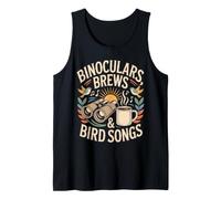 Binocular Brews & Bird Songs Observation Oiseaux café Débardeur