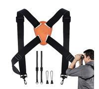 Binocular Strap | Binocular Cross Harness With Adjustable Straps | Lightweight Strong-a For Hunters, Photographers, Golfers, Safe And Universal Accessory For Birding, Hunting, Climbing, Hiking