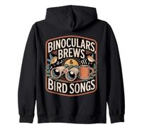 Binoculars Brews & Bird Songs ornithologie café Nature Sweat à Capuche