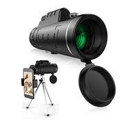 Binoculars for Adults, 12x50 High Power Monocular for Bird Watching Adults with Smartphone Holder Prism for Wildlife Camping Travelling for Adult Bird Watching Outdoor Travel Bino