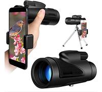 Binoculars for Adults, Telescope 12x50 High Power Low Light Waterproof Monocular for Mobile Phone Bird Watching Hiking Camping Sightseeing for Adult Bird Watching Outdoor Binocular