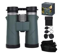 Binoculars Jumelles pour Adultes Haute Puissance, Étanches IPX7, Vision Nocturne en Faible Luminosité, Télescope 12x42 pour l'Observation de la Nature/Oiseaux/Sport (Vert)