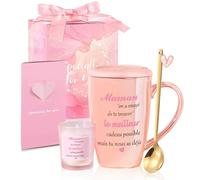 Binoster Cadeau Maman Tasse A Cafe Cadeau Anniversaire Maman Idee Cadeaux Fete Des Meres Personnalisé Mug Cafe Mum Cadeaux Noel Présent Saint Valentin Pour Mum Tasse Expresso