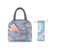 Binoster Sac Isotherme Repas Bureau Lunch Bag Sac à déjeuner Fraîcheur Sac de Transport Repas Pique-Nique Sac de Poche Toile Imperméable isolé pour Femme, Homme,École et Bureau Filles Enfants