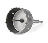 BINOTA 125 mm Scie Cloche à Béton Professionnelle - Trépan en Carbure de Tungstène, Queue SDS-Plus (220 mm) et Foret de Centrage Cruciforme pour Béton, Brique, Pierre, Maçonnerie