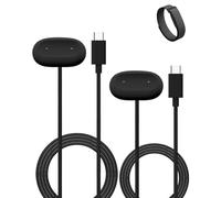 Binovaren Lot de 2 câbles de charge magnétiques pour Google Fitbit Air, cordon de charge rapide USB-A, compatible avec Fitbit Air Activity Tracker - Portable pour la maison, le bureau, les voyages