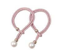 BinPhorm Embrasse pour Rideaux,2 PCS Embrases pour Voilages Embrasses de Rideaux avec Perle Attache Rideau pour Maison Bureau Hôtel