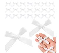 BinPhorm Mini Noeud Cadeau,200 PCS Petits Nœuds Decoration Rruban pour Nœud pour Emballage Cadeau DIY Craft
