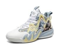 BINQER Chaussures de Sport de Plein air Montantes à Lacets for Hommes(Yellow,45 EU)