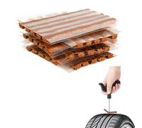 BINQILIN 20 Pièces Mèche Pneu,Réparation Pneu,Bandes de Réparation de Pneu,Kit Réparation Pneu pour Voiture,Camionnette,Moto