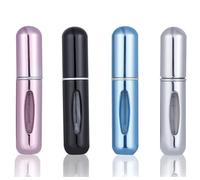 BINQILIN 4PCS 5ml Flacon de Pulvérisation de Parfum Portable Flacon de Pulvérisation Auto Amorçante Bouteille de Maquillage Vaporisateur de Parfum de Voyage