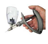 BINSKJ Seringue Automatique pour Bétail, Réglable Et Continue, Seringue À Remplissage Automatique avec Couvercle De Bouteille, Observation Facile pour Le Bétail, Les Oiseaux, Les Porcs, Les Moutons