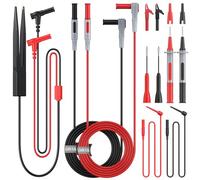 BINTA Kit de Câbles de Test 11PCS Accessoire Câble de Test pour Multimètre Électrique Sondes de Multimètre Professionnel Remplaçables Kit de Cordons de Test Électriques pour Testeur Circuit Tension
