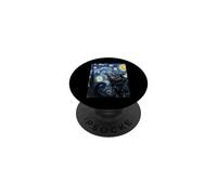 Binturong Van Gogh Peinture Nuit étoilée PopSockets PopGrip Adhésif