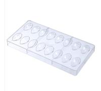 Binwat Moule à chocolat en polycarbonate avec 16 grilles en forme de goutte d'eau