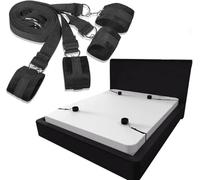 binxliuxo 1 set Nylon bed cuffs, stable tie suit in bedroom, suitable for beginners and tie suit for couples.