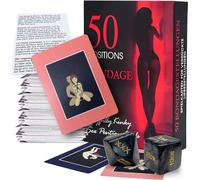 binxliuxo Jeu érotique pour Couples - 50 Cartes de Positions se-xuelles - Jeux de Chambre à Coucher - Cadeau d'anniversaire pour Couples - Cadeau pour Hommes