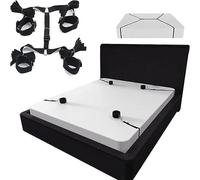 binxliuxo KUGEKI Hándc-ūffs B-D-š-ɱ Ceinture en Nylon Fixe Mains et Poignets Bandes Sport Réglables en Nylon pour Cóuplēs