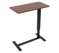 binxun Table d'appoint réglable en hauteur - 80 x 40 cm - Pliable - Avec 4 roues cachées - Hauteur : 66-94 cm - Table d'appoint robuste pour lit, canapé et entretien
