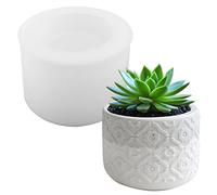 BINYI Moule Resine Epoxy Moules en Résine Pot De Fleurs Silicone Moules Bijoux Résine Plante Pot de Fleurs Casting Moule en Silicone Bouteille pour Résine Epoxy Décoration de La Maison