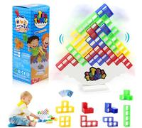 BINYI Tetris Balance Jouet créatif empilable Jouet d'équilibre Tower Game Tetris Jeu d'empilage pour Enfants Jeu d'équilibre pour garçons et Filles à partir de l'année