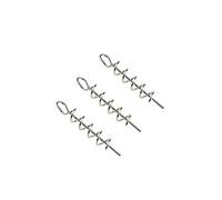 Binzzo Sourcingmap Lot de 100 goupilles de centrage à ressort torsadé pour pêche 14 mm de longueur