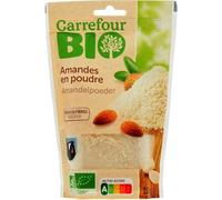 BIO - Amandes en Poudre Bio CARREFOUR | Onctueuse et savoureuse | Idéale pour pâtisserie | le paquet de 100g | LOT DE 3