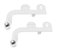 Bio Bidet by Bemis SlimEdge Lot de 2 accessoires pour bidet d'eau douce, blanc, non électrique, facile à installer, 2 pièces