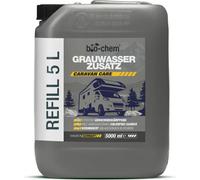 bio-chem additif pour réservoir d'eau grise - 5 litres concentré - Nettoyant pour réservoir d'eau sale, d'eau grise et d'eaux usées de camping-cars, caravanes - DE