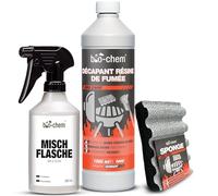 bio-chem Décapant résine de fumée de barbecue 1L + accessoires
