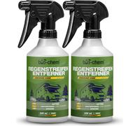 bio-chem Détachant anti-traces de pluie pour camping-cars, caravanes, bateaux - 2X 500 ml - Gel adhésif à action profonde - élimine sans effort les salissures tenaces - DE