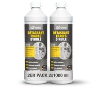 Bio-Chem - Détachant pour taches d'huile 2L - Détachant concentré biodégradable - Nettoyage des sols en pierre et de l'asphalte - Nettoyant pour voitures, garages et terrasses