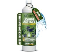 Bio-Chem Liquide sanitaire 1L avec microorganismes pour Camping-Car | Formule avec microorganismes pour toilette chimique caravane - Additif sanitaire concentré pour toilette portable de camping